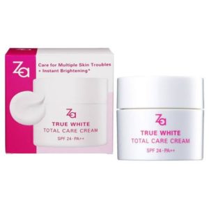 ครีมถูกและดี Za True White Total Care Cream SPF 24 PA++