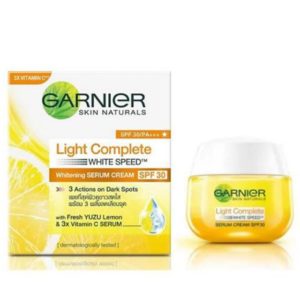ครีมถูกและดี GARNIER Light Complete Whitening Serum Cream SPF30/PA+++