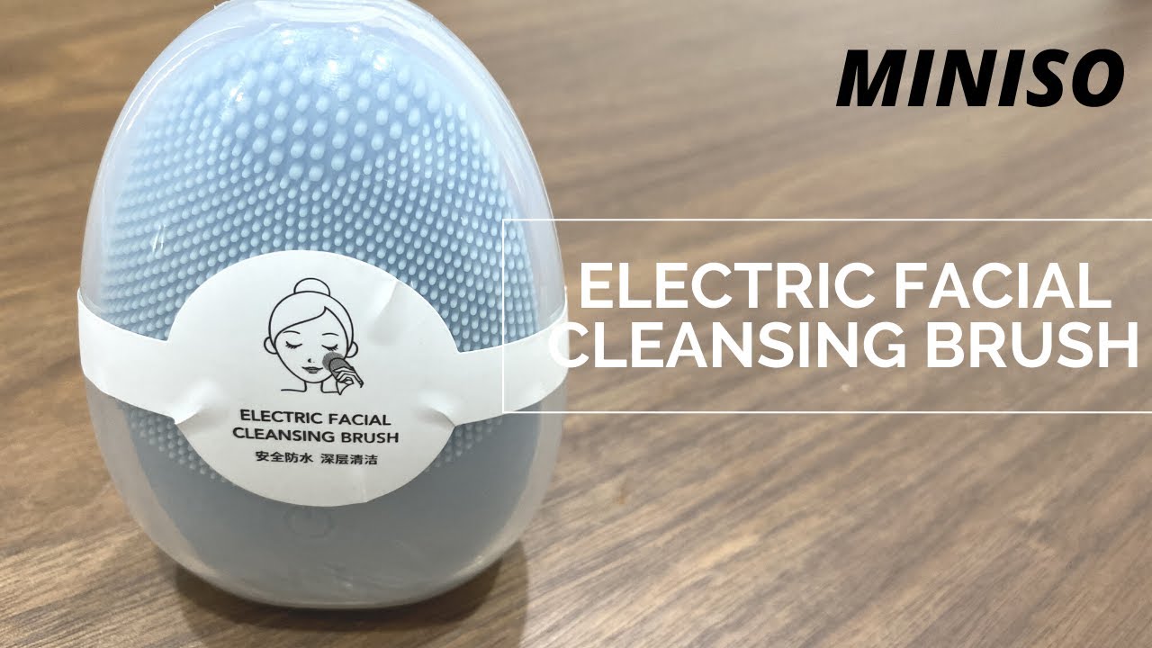 แปรงล้างหน้าระบบสั่น MINISO ELECTRIC FACIAL Cleansing Brush แปรงขนาดจิ๋วแต่สรรพคุณสุดแจ่ม